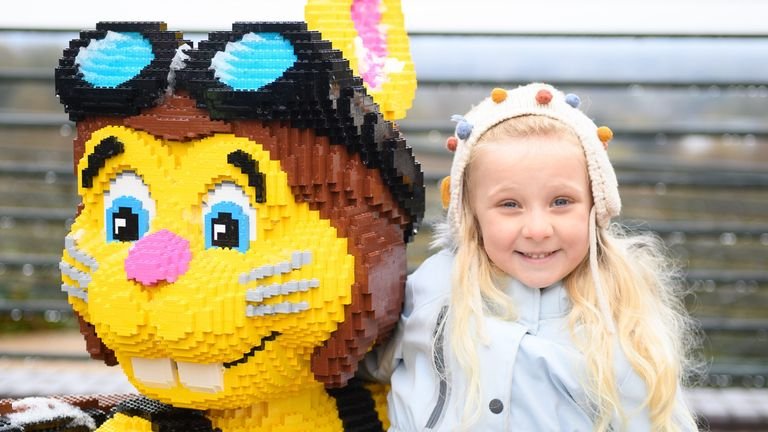 New friends make in Legoland, Berkshire