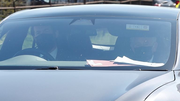 British Prince Charles arrives at the back of Windsor Castle for the funeral of British Prince Philip, husband of Queen Elizabeth, who died at the age of 99, in Windsor, near London, Great Britain on 17 April, 2021. REUTERS / Peter Nicholls