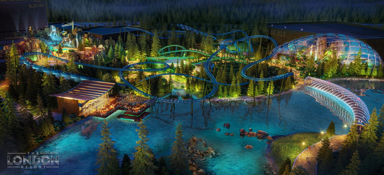 The new roller coaster at London Resorts