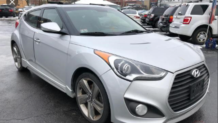 The couple were seen leaving Ms Murphey's home on April 19 in a silver Hyundai (pictured)  Pic Garda