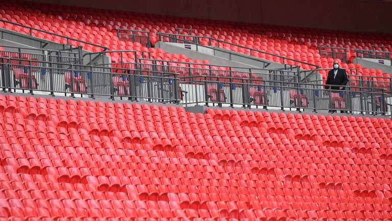 These seats at Wembley Stadium may soon be filled