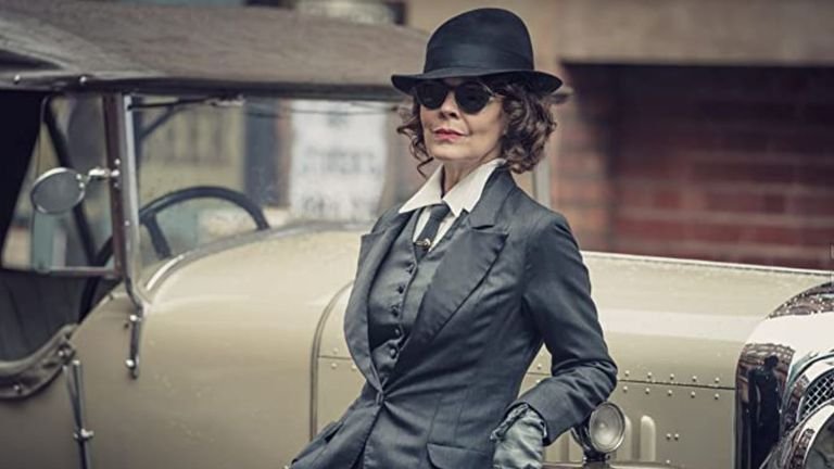 Helen McCrory as Polly in Peaky Blinders.  Pic: BBC