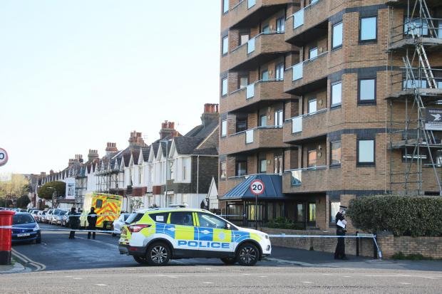 The Argus: Part of Langdale Gardens was cordoned off this morning after a man was found dead on the street
