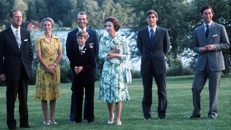 The royal family in Montreal, Canada.  Photo: Anwar Hussein