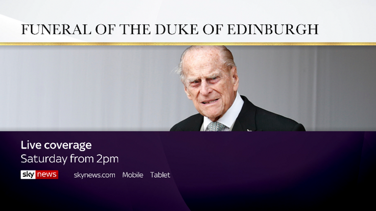 Prince Philip's funeral TV promo