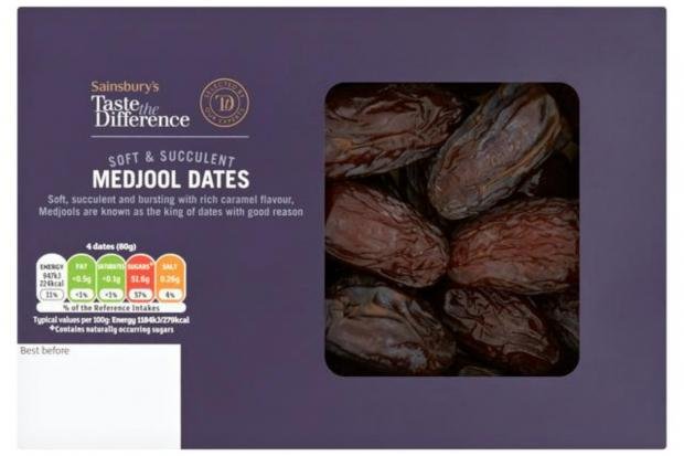 Times Series: Taste the Medjool Difference dates.  (Sainsbury's)
