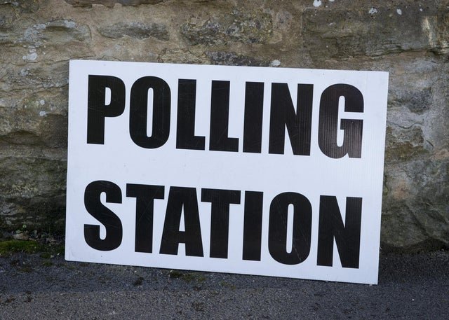 Polling station Stafford Road Sheffield.
