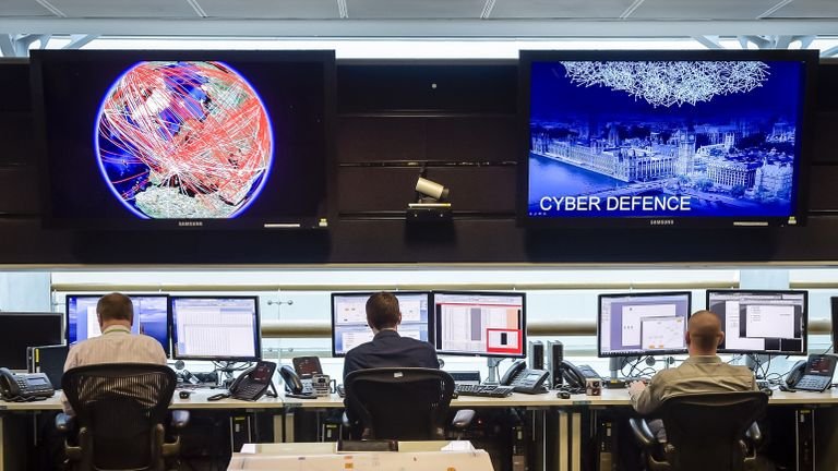 A general view of the 24 hour operations room at Government Communications Headquarters (GCHQ) in Cheltenham on November 17, 2015. AFP PHOTO / POOL / Ben Birchall (Photo credit should read Ben Birchall / AFP via Getty Images)