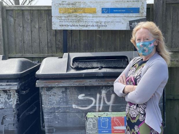 The Argus: Erika at the Ditchling Road recycling point