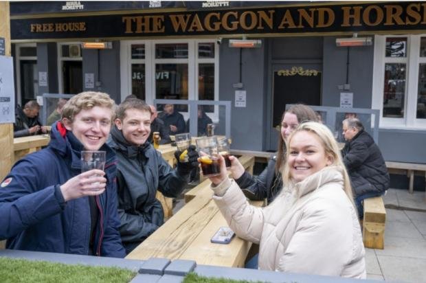 The Argus: Drinkers were delighted with Brighton pubs reopening