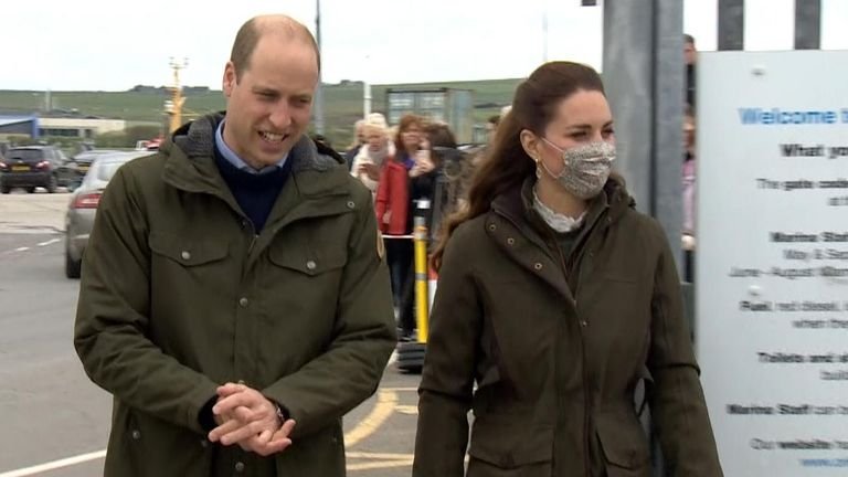 The Duke and Duchess of Cambridge visit the Orkney Islands