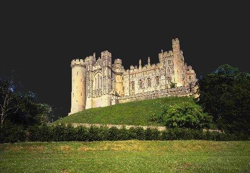 The Argus: Arundel Castle was the subject of a late night break