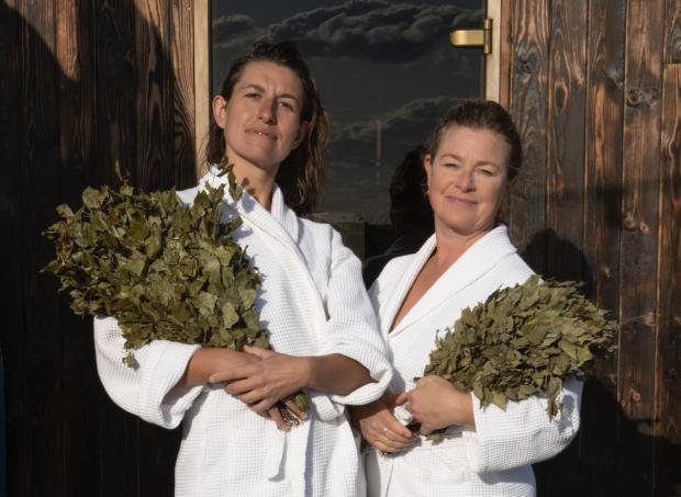 The Argus: Katie Bracher and Liz Watson, owners of Beach Box Sauna 