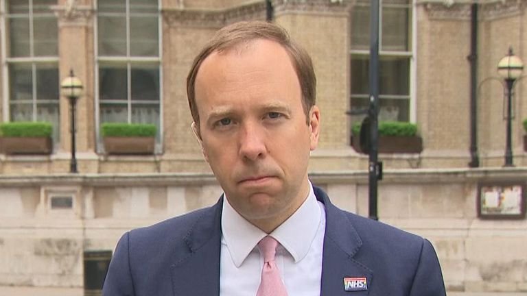 Health Secretary Matt Hancock said it was 'a matter of fairness'.  and people wanted to 'know the elections are fair'.