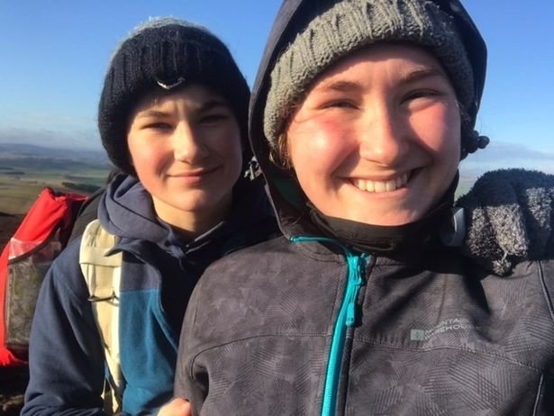 Mary loved to hike with her younger brother Angus