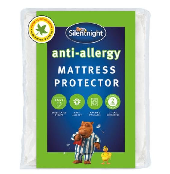 Times Series: Silentnight Allergy-Free Mattress Protector - King Size.  (Small)