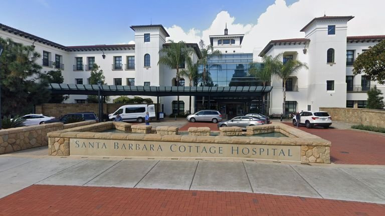 Santa Barbara Cottage Hospital in California.  Image: Google Street View