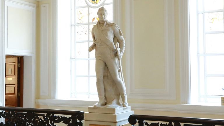 Statue of Sir Thomas Picton.  Photo: Rex / Huw Evans / Shutterstock 