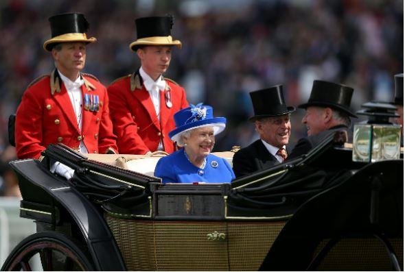 The Argus: Queen Elizabeth II and The Duke of Edinburgh arriving at a celebration in 2015 