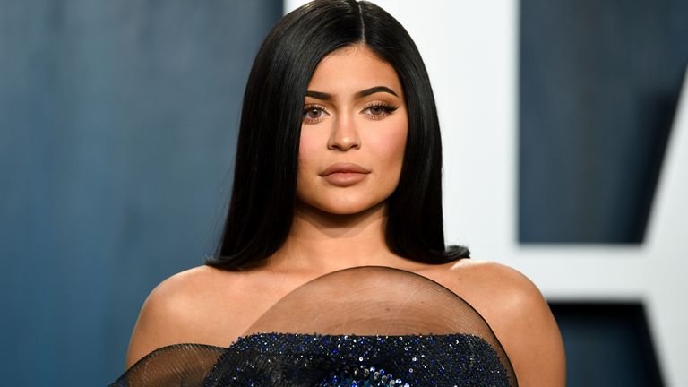 Kylie Jenner at the 2020 Vanity Fair Oscar party Photo: AP