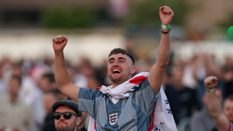 England finished top of their group after beating Czech Republic