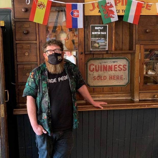 The Argus: Liam O'Brien manager at The Fiddler's Arms