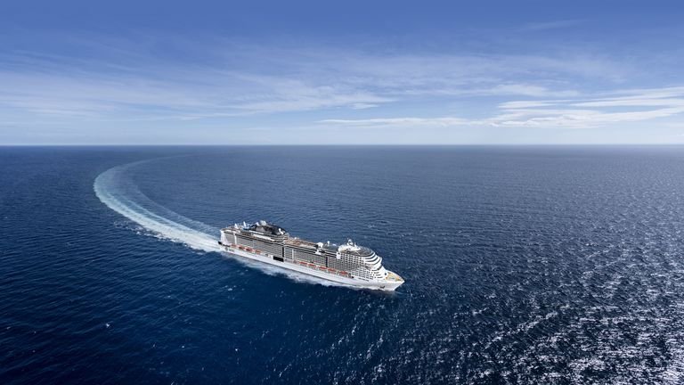 MSC Virtuosa was due to dock in Scotland for half a day