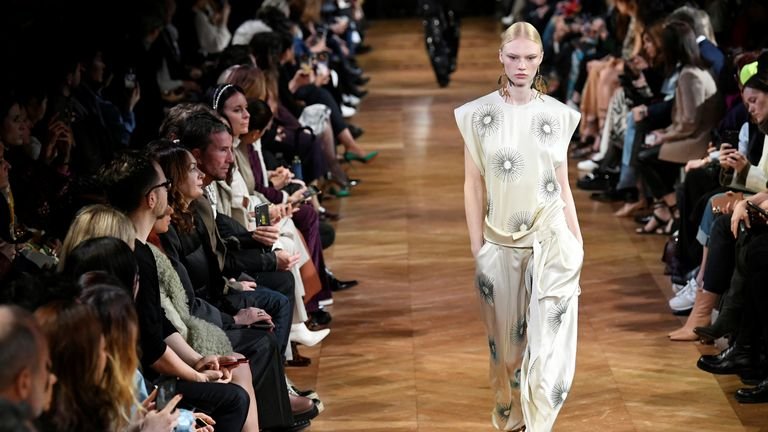 A Stella McCartney creation at Paris Fashion Week in 2020