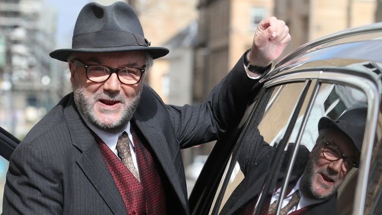 Former Labor MP George Galloway said his UK Workers' Party would run