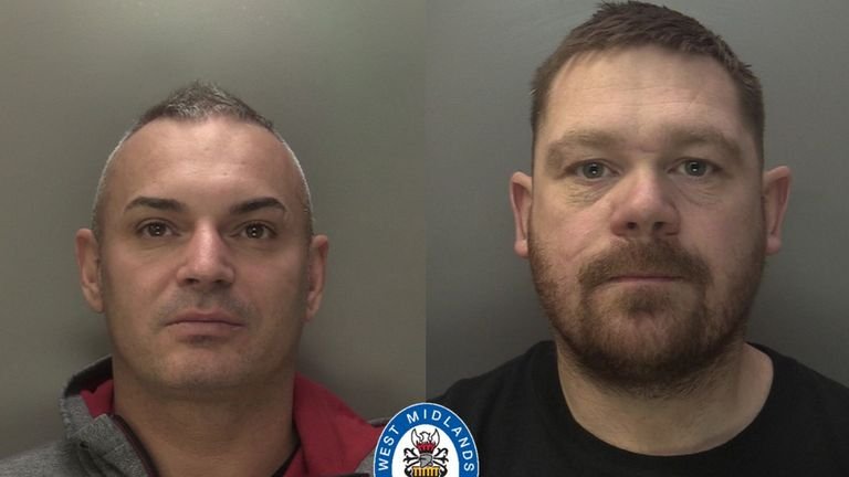 Simon Paggett, left, and Dean Stone have both been jailed.  Photo: West Midlands Police