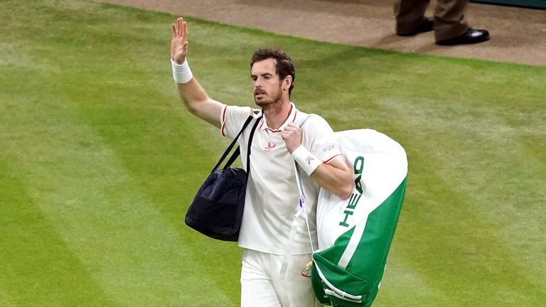 Murray had gone through two tough games earlier in the draw and that game was a step too far for him as he returned to singles tennis.