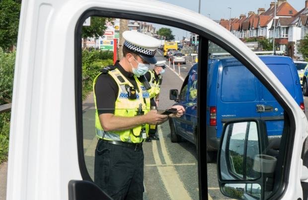 The Argus: Police stop drivers at Old Shoreham Road, Hove