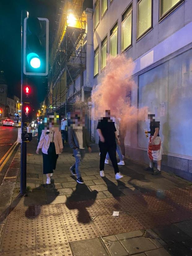 The Argus: brawls erupt in West Street after England's penalty shootout loss 