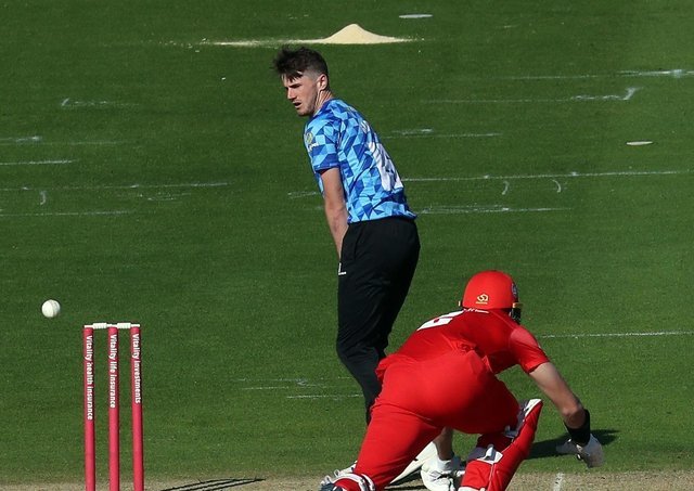 George Garton has impressed in this summer's Vitality Blast with Sussex.