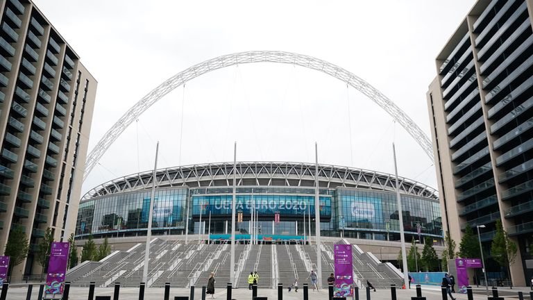 Fans visiting Wembley Stadium are encouraged to receive a hit if they haven't already had one