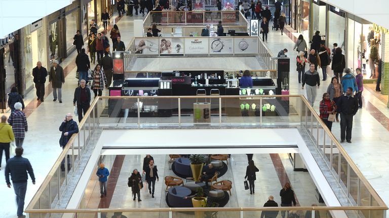General view of Brent Cross shopping center in London.  Photo by: Anthony Devlin / PA Archive / PA Images Date taken: 02-Mar-2016