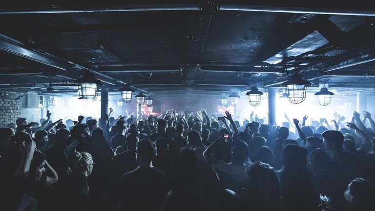 Clubbers at Egg nightclub in Kings Cross, North London.  Photo of the egg given to Jemima Walker for our use