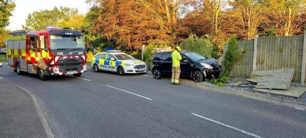 The Argus: emergency services attended the crash on Sunday