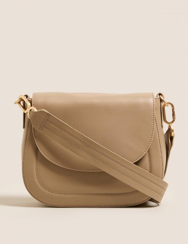 Times Series: The Leather Saddle Bag (M&S)
