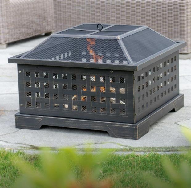 Times Series: Gardenline Square Fire Pit.  1 credit
