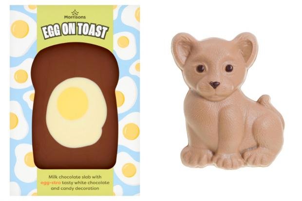 L'Argus: Egg on toast (left) and Leo the Cub (right).  (Morrisons/Canva)