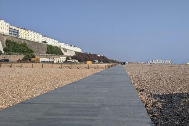 The Argus: the promenade of Madeira Drive, between the bottom of Dukes Mound and Black Rock Electric Station, Brighton