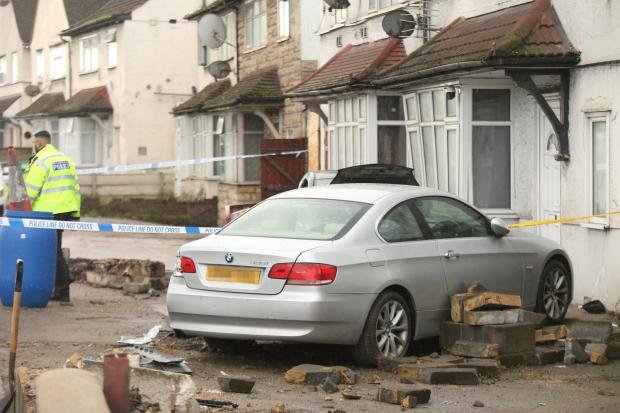 Times Series: The Scene at Neasden.  Credit: PA