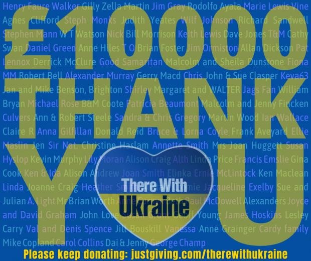 Times Series: Thank you to the 102 named donors and 92 anonymous donors who helped our campaign reach its first £10,000!