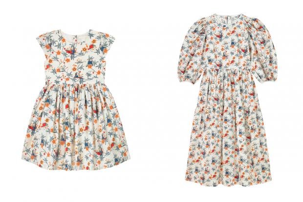 Times Series: Two of the dresses available in the collection (Cath Kidston)