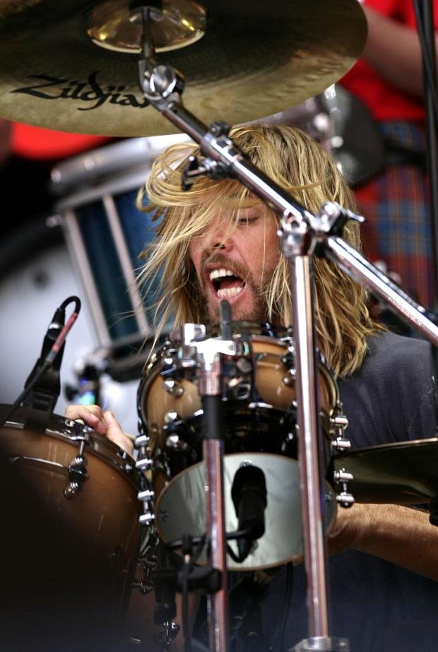 Times Series: Taylor Hawkins performs at the Live Earth Charity Concert at Wembley Stadium, London (PA)
