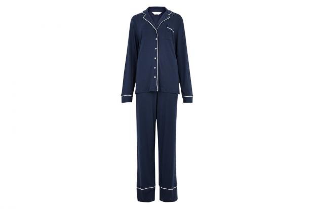 Times Series: Cotton Modal Reversible Collar Pajama Set (M&S/Canva)