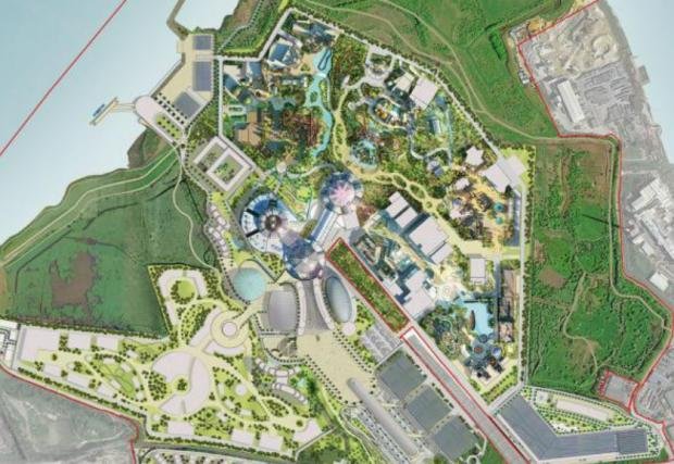 Times Series: £3.5bn of theme park projects withdrawn.  Credit: London Resort