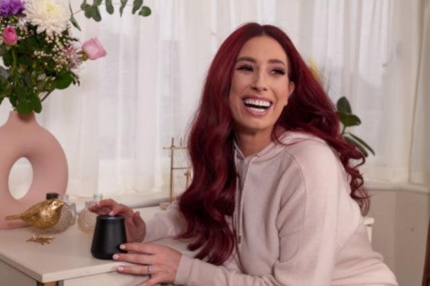 Times Series: Stacey Solomon has teamed up with Air Wick for her first-ever exclusive home fragrance collection Spring Roses (PA)