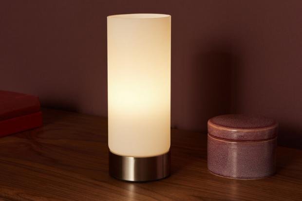 Times series: The Livarno Home table lamp with touch dimmer from Lidl.  Photo via Lidl.